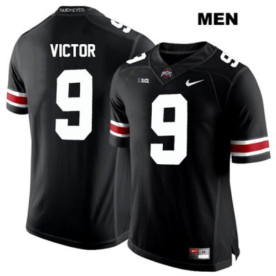 Men's NCAA Ohio State Buckeyes Binjimen Victor #9 College Stitched Authentic Nike White Number Black Football Jersey VZ20Z21KG